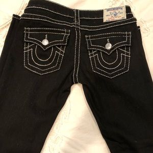 Dark wash true religion skinny jeans